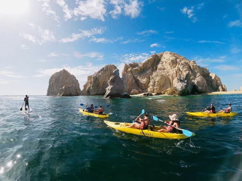 Los Cabos Arch and Playa del Amor Tour by Glass Bottom Kayak