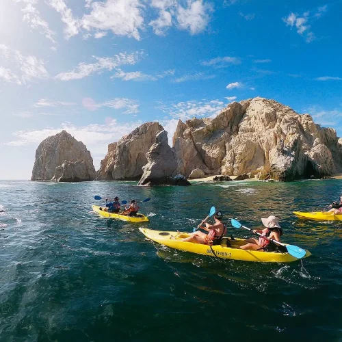 Los Cabos Arch and Playa del Amor Tour by Glass Bottom Kayak