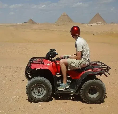 Desert Safari by Quad Bike Around Pyramids