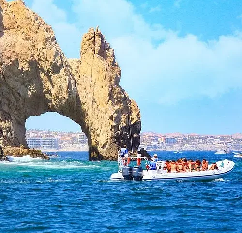 Boat Ride to the Arch and Beach Camel Ride in Cabo San Lucas Shared Tour