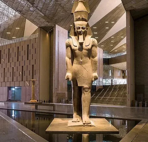 The Grand Egyptian Museum and the Pyramids of Giza Private Tour.